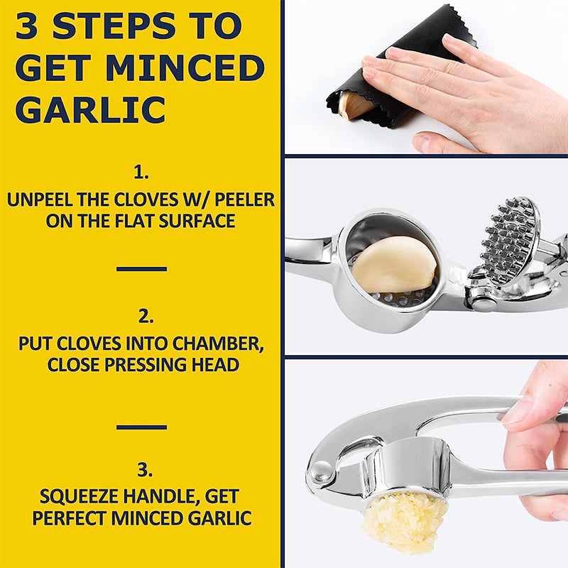 MinceFast™ Garlic Press
